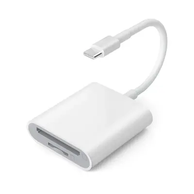 Portable Type-C SD/TF Card Reader for Summer Gift, Dual Card Slot Storage Card Reader for Tablet, Durable Portable Micro SD ...