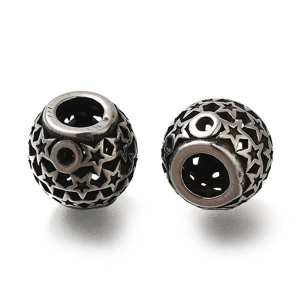 304 Stainless Steel European Beads