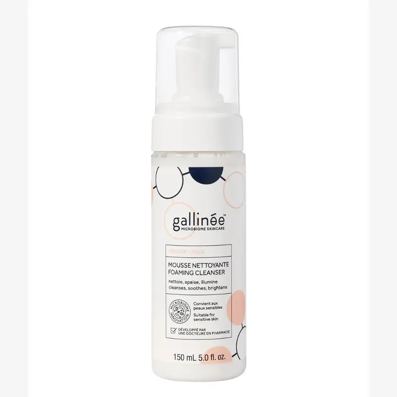 Gallinee Microbiome Skincare Prebiotics & Postbiotics Purifying Cleansing Foam 50ml