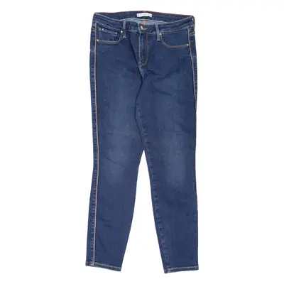 TOMMY HILFIGER Womens Jeans Blue Slim Skinny Stone Wash W28 L27