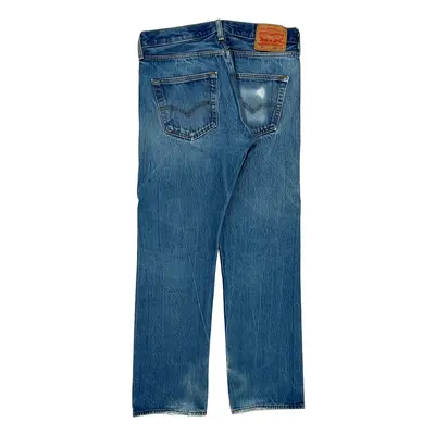 501 Levis Jeans - 32W 28L Blue Cotton