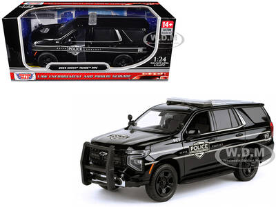 2025 Chevrolet Tahoe PPV General Motors Police Black Custom Builder's Kit - Law Enforcement and Public Service Series 1/2...