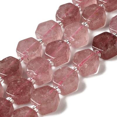 Natural Strawberry Quartz Beads Strands