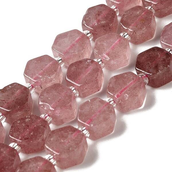 Natural Strawberry Quartz Beads Strands