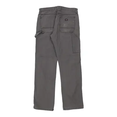 Dickies Carpenter Trousers - 36W 33L Grey Cotton