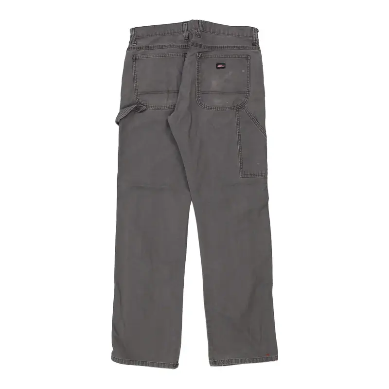 Dickies Carpenter Trousers - 36W 33L Grey Cotton