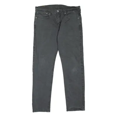 LEVI'S 502 Jeans Mens Grey Regular Tapered W34 L29