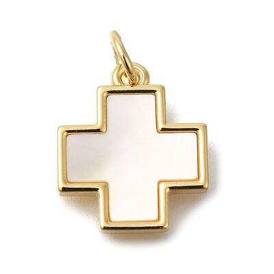 Brass Micro Pave Cubic Zirconia Pendants