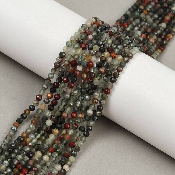 Natural African Bloodstone Beads Strands