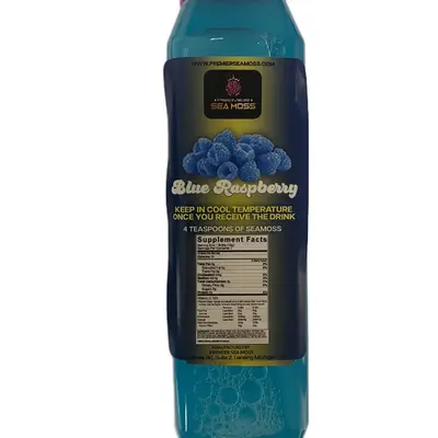 Blue Rasberry Seamoss lemonade Sugar Free