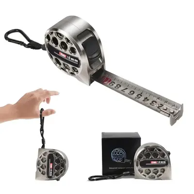 Durable 25FT Stainless Steel Tape Measure – Portable, Shock-Resistant, and Smooth Measuring Tool for DIY, Woodworking, and ...