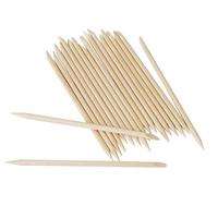 100pcs Double Sided Cuticle Pusher, Multifunctional Nail Art Wooden Stick, Nail Enhancement Tool, Dead Skin Push Double Heade...