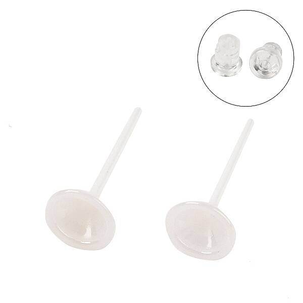 Hypoallergenic Bioceramics Zirconia Ceramic Stud Earrings