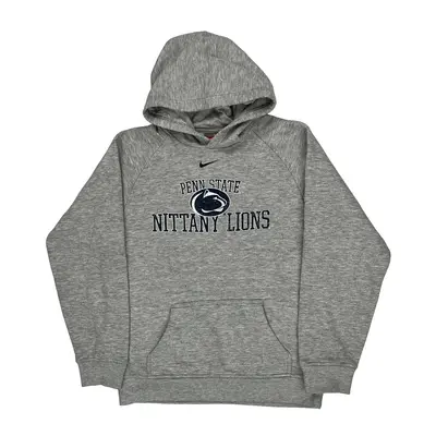 Penn State Nittany Lions Nike Graphic Hoodie - Large Grey Cotton Blend | Size: large