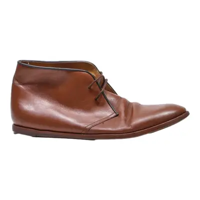 OPENING CEREMONY Ankle Boots Brown Leather Mens UK 7