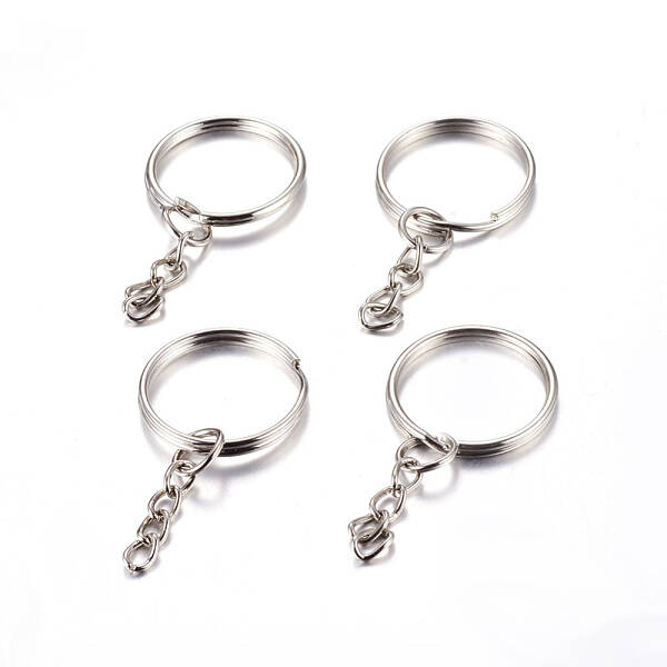 Iron Split Key Rings