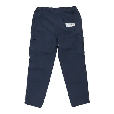 Lined Unbranded Cargo Trousers - 36W 30L Blue Polyester Blend