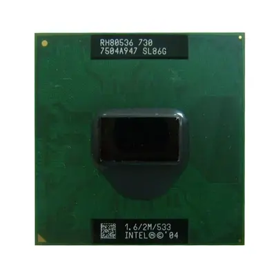 357812-001 HP 1.60GHz 533MHz FSB 2MB L2 Cache Socket PGA478 Intel Pentium M 730 Single-Core Processor