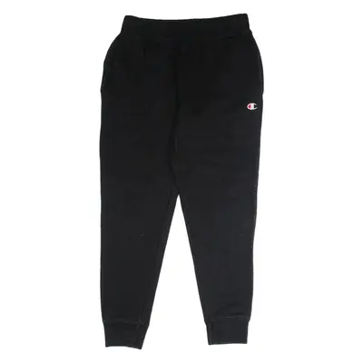 CHAMPION REVERSE WEAVE Mens Sweatpants Black Tapered L W30 L30