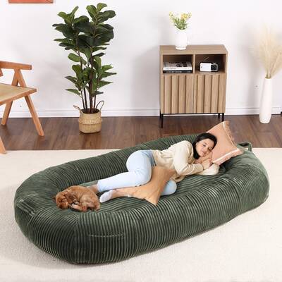 Garvee Dog Bed for Adult, Human Size Giant Dog Bed for Men and Women, 71”x48”x14” Human Dog Lazy Sofa Bed for People an...