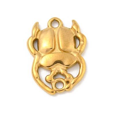 Ion Plating(IP) 304 Stainless Steel Connector Charms