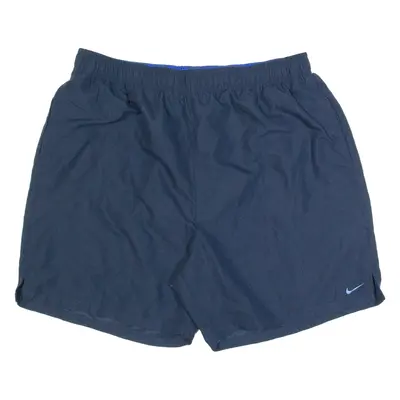 NIKE Mesh Lined Mens Swimming Shorts Blue Relaxed XL W34