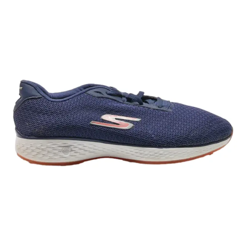 SKECHERS Sneaker Trainers Blue Synthetic Womens UK 4