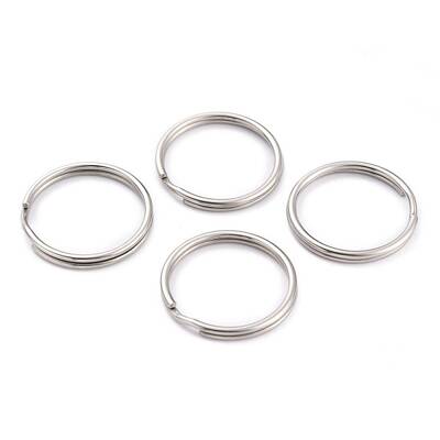 Non-Tarnish 304 Stainless Steel Split Key Rings