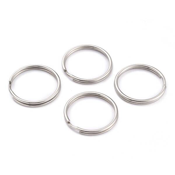 Non-Tarnish 304 Stainless Steel Split Key Rings