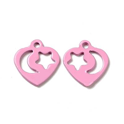 Spray Painted 201 Stainless Steel Charms