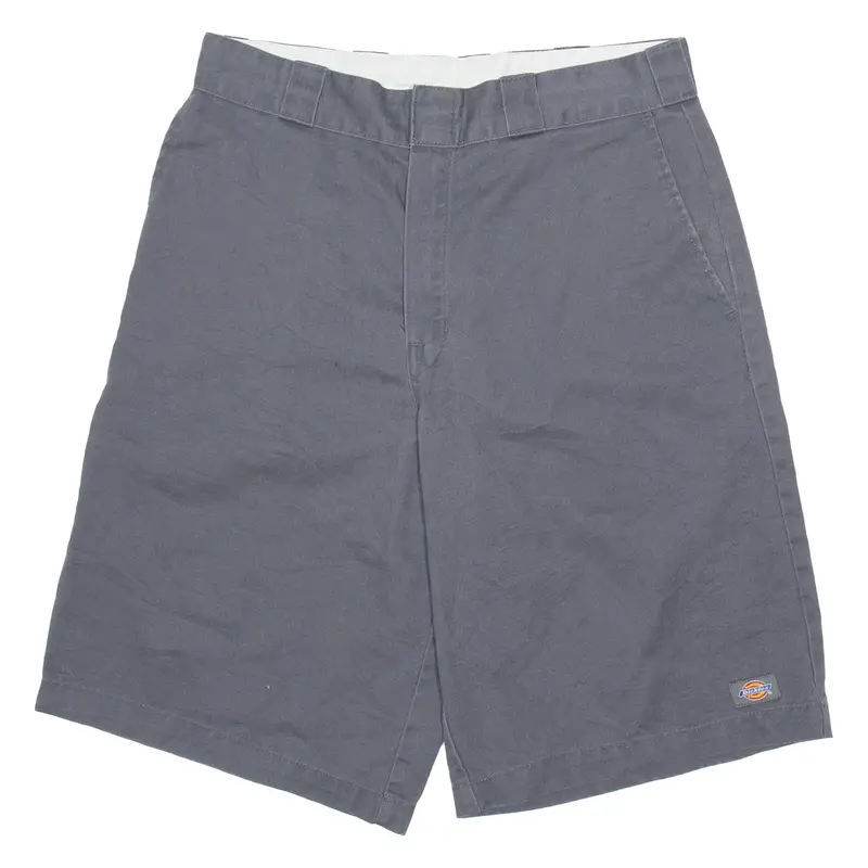 DICKIES Mens Workwear Shorts Grey Relaxed M W34