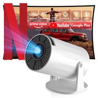 Portable WiFi 6 & Bluetooth Mini Projectors,Android TV 11.0 Smart Support 4K Projector ,Outdoor/Home Movie Projector, Co