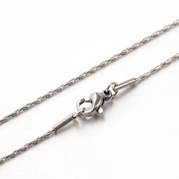 Tarnish Resistant 304 Stainless Steel Boston Link Chain Necklaces