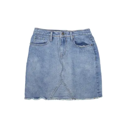 MOSSIMO Short Mini Skirt Blue Denim Womens M