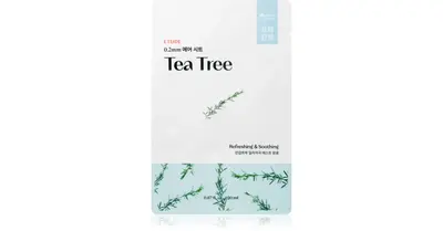 ETUDE 0.2 Therapy Air Mask Tea Tree Soothing Sheet Mask with Cooling Effect 20ml