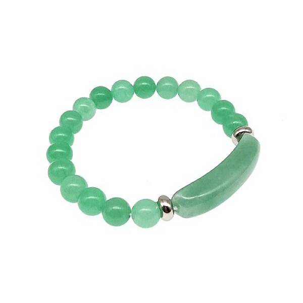 Natural Green Aventurine Bead Stretch Bracelets for Women Men