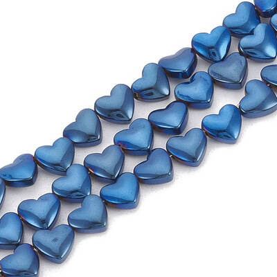 Electroplate Non-magnetic Synthetic Hematite Beads Strands