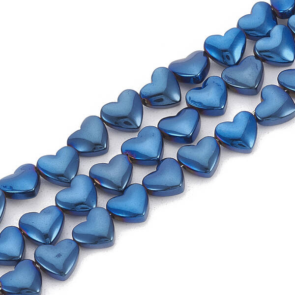 Electroplate Non-magnetic Synthetic Hematite Beads Strands