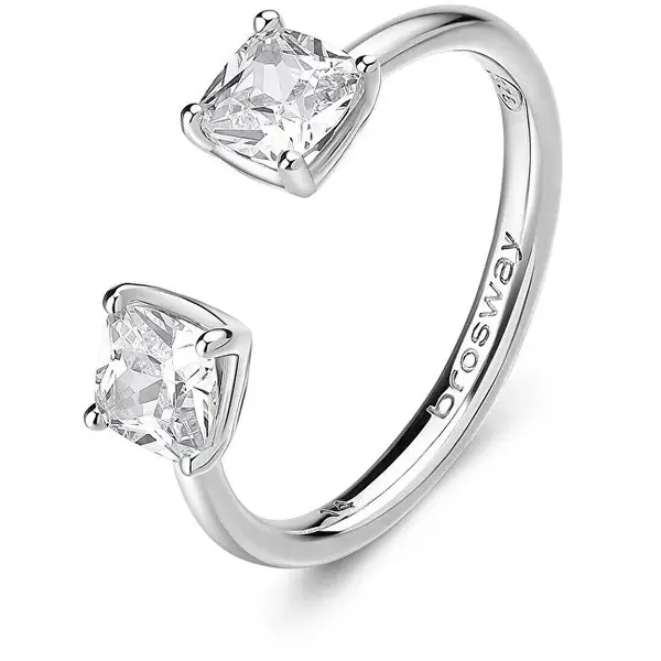 Brosway Fancy Infinite White Silver Ring FIW16 - Circuit: 58 mm