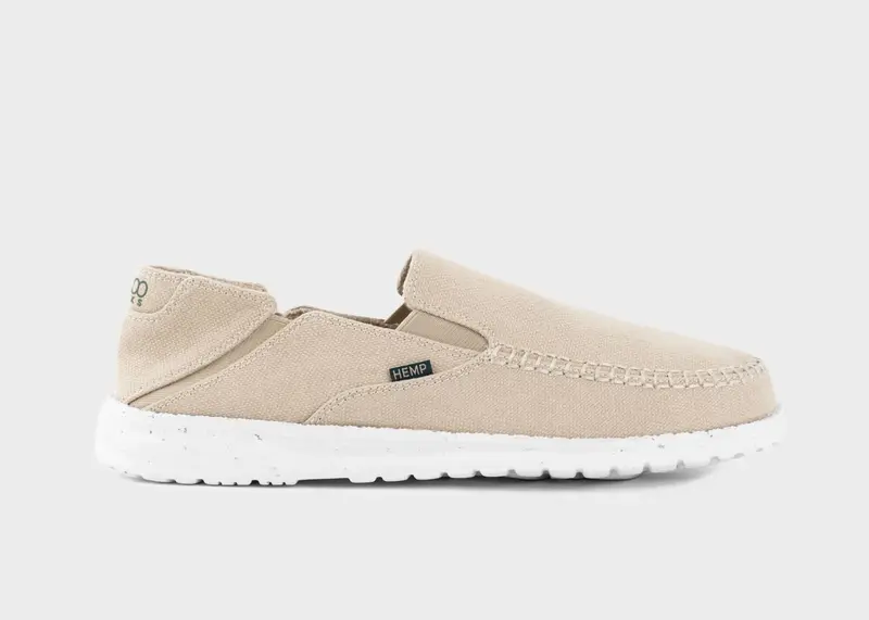 SunSlide Hemp slip-on for Men in Beige | Size: US M 10 | EU 43