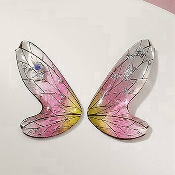 Gradient Color Transparent Resin Pendants