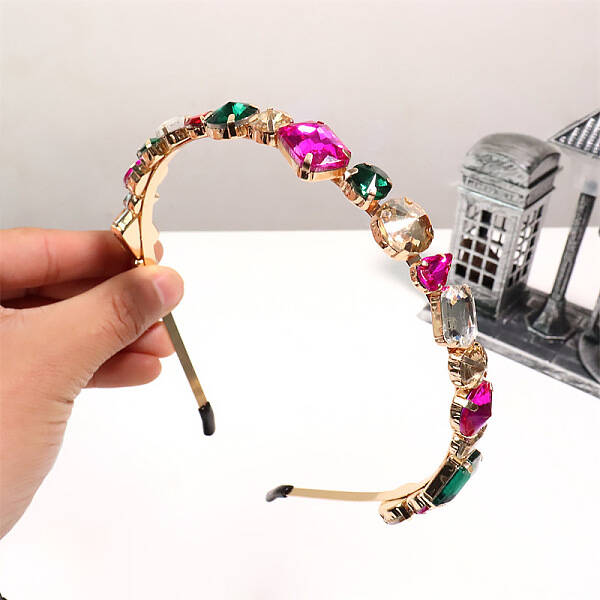 Glass Rhinestone Hair Bands