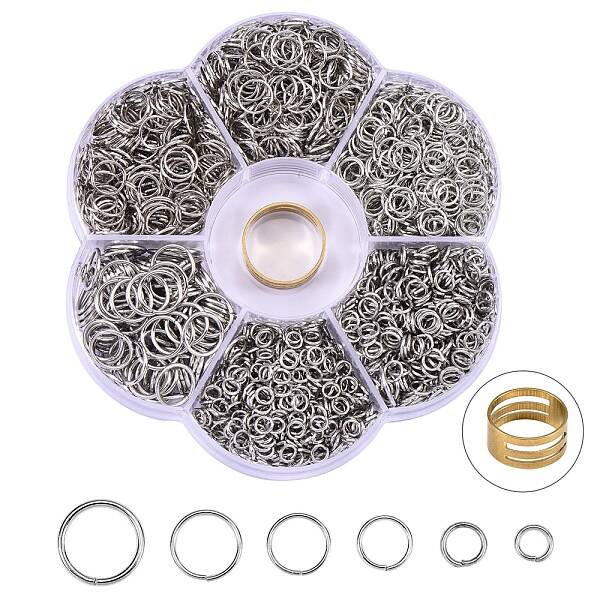 126g Iron Close but Unsoldered Jump Rings