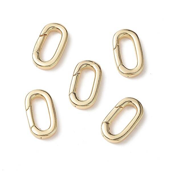 Brass Push Gate Snap Keychain Clasps