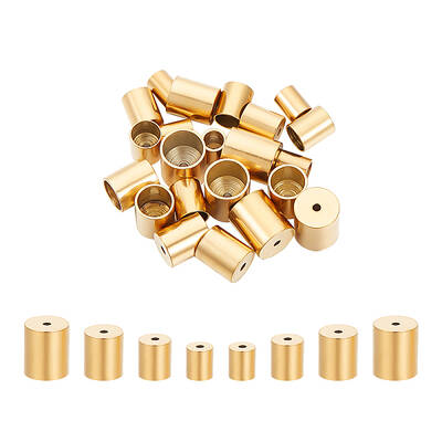 PVD Vacuum Plating 304 Stainless Steel Cord Ends
