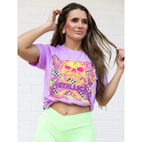 Neon Metallic A Band Tshirt