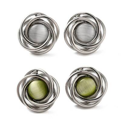 304 Stainless Steel Stud Earrings for Women