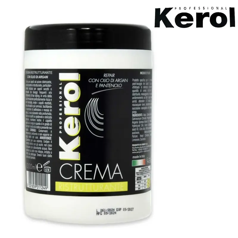 Kerol restructuring cream with argan oil and panthenol 1000 ml