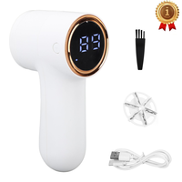 Electric Lint Remover, ElectricHairball Trimmer Fabric Shaver, USB Rechargeable Fabric Hair Remover with Replaceable Blades, ...