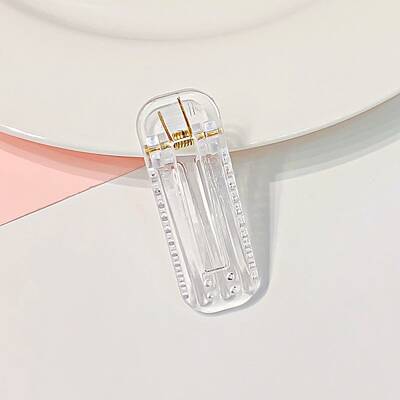 Transparent Plastic Alligator Hair Clips